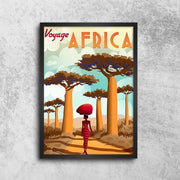Affiche Vintage Afrique