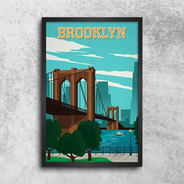 Affiche Vintage Brooklyn