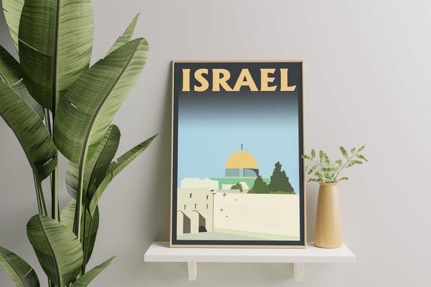 Décoration maison Affiche Vintage Israël