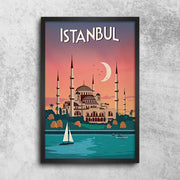 Décoration maison Affiche Vintage Istanbul