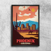 Affiche Vintage Phoenix