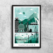 Décoration maison Affiche Vintage Vancouver