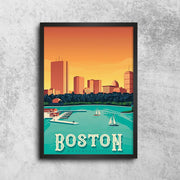 Décoration maison Affiche Vintage Boston
