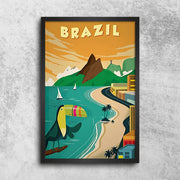 Affiche Vintage Brésil