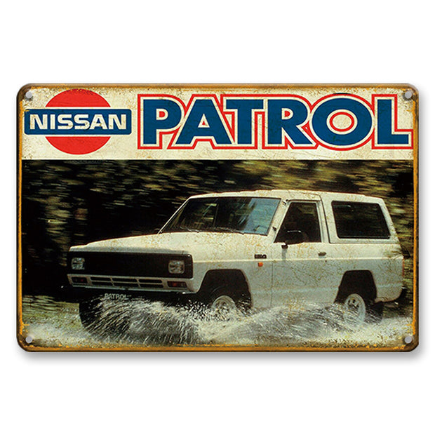 Décoration maison Plaque en Métal Vintage Nissan Patrol