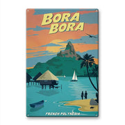 Décoration maison Plaque en Métal Vintage Bora Bora