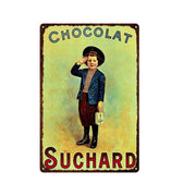 Plaque Métal Vintage Chocolat Suchard