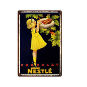 Plaque Métal Vintage Nestlé