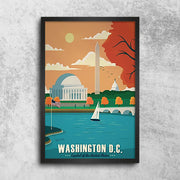 Affiche Vintage Washington